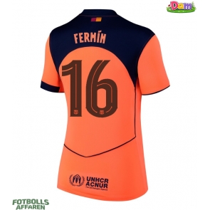 Barcelona Fermin Lopez #16 Tredje Tröja Kvinnor 2025-26 Kortärmad